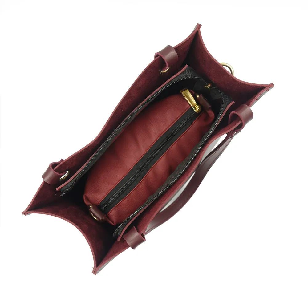 Mystique Handbag - Maroon, view 5