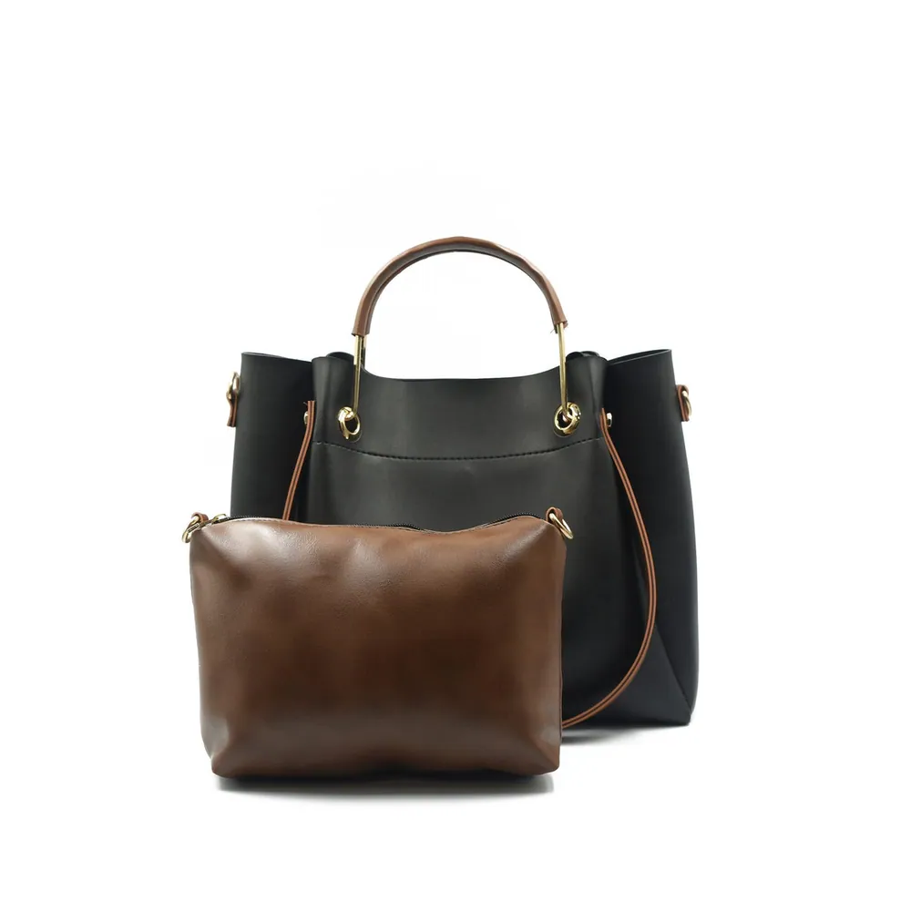 Quaint Top Handle Tote Bag - Black, view 2