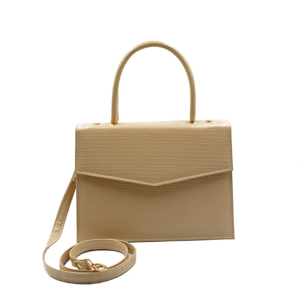 Statique Handbag For Women - Skin Beige, view 2