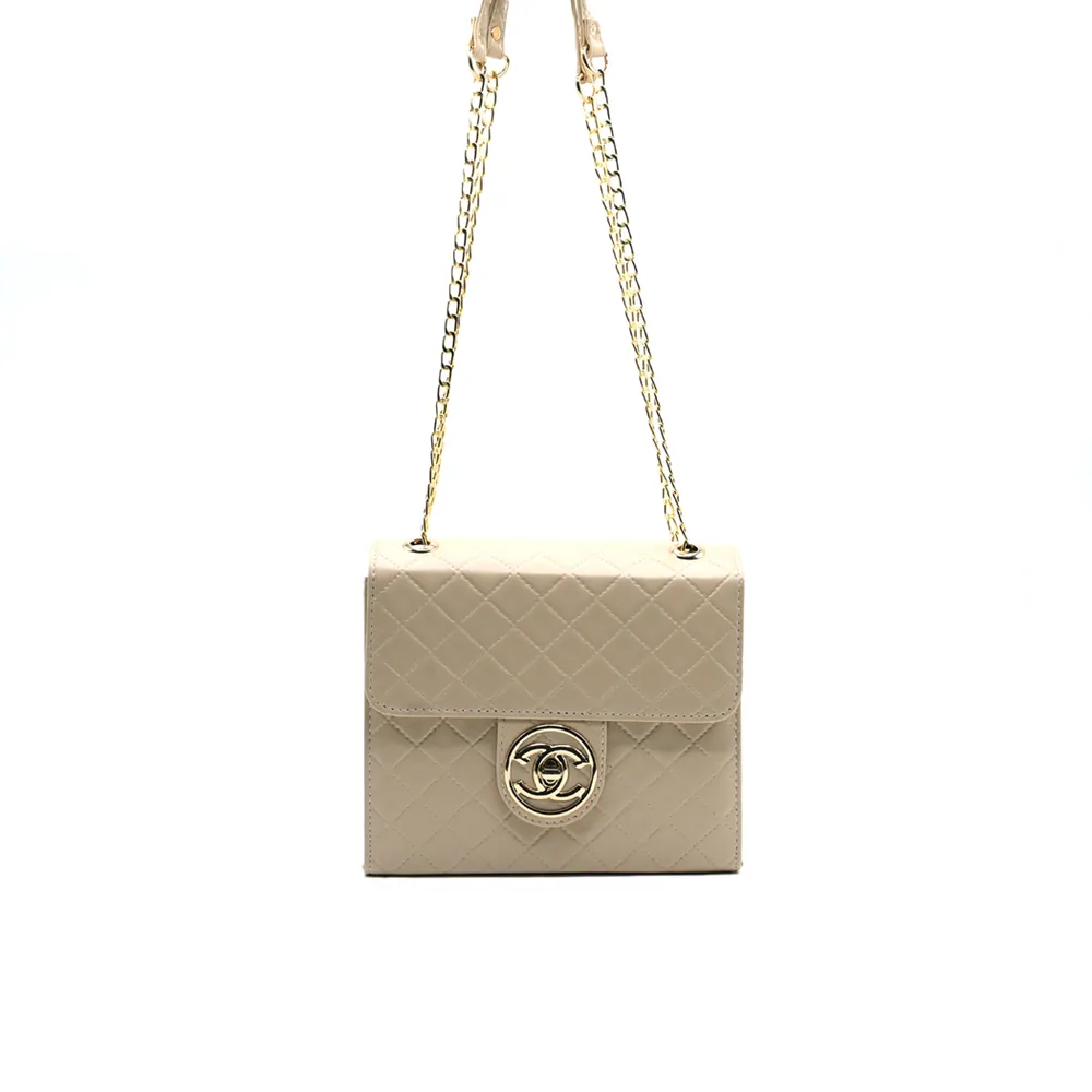 Trendy Chain Stylish Bag Beige, view 2