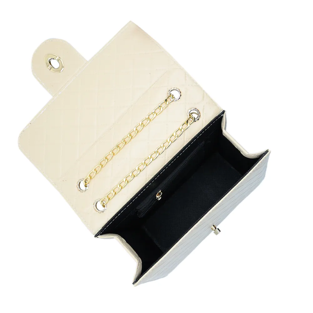 Trendy Chain Stylish Bag Beige, view 5