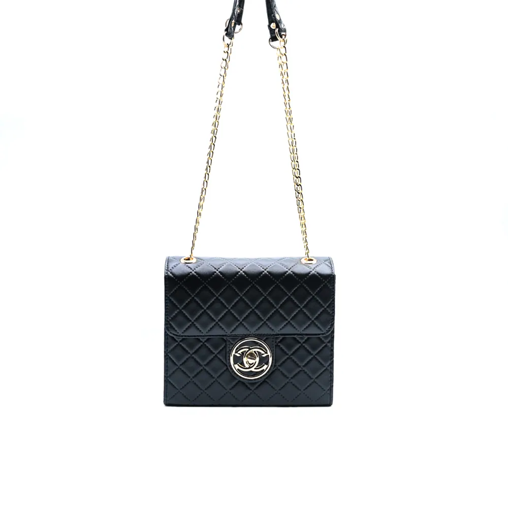 Trendy Chain Stylish Bag Black, view 2