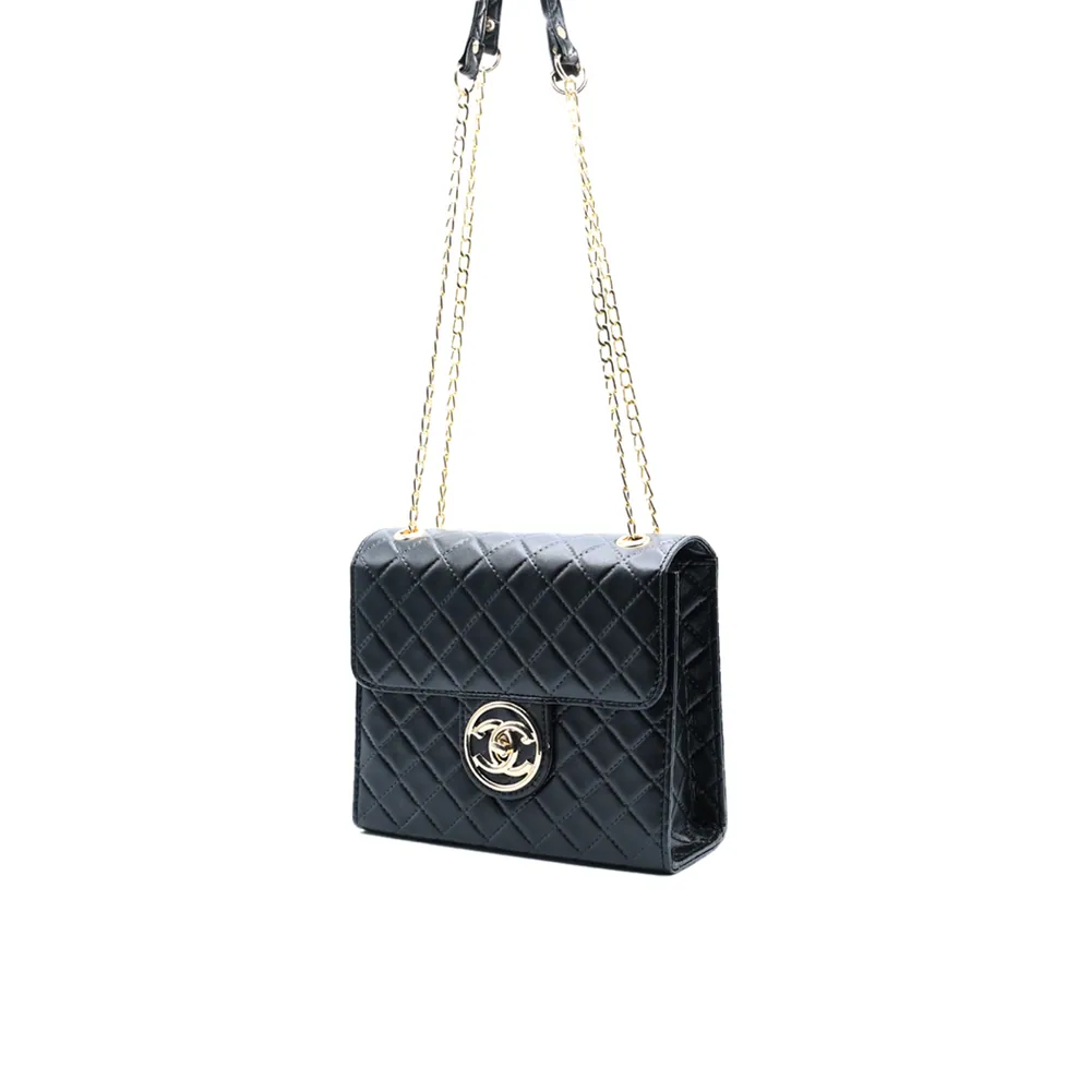 Trendy Chain Stylish Bag Black, view 3