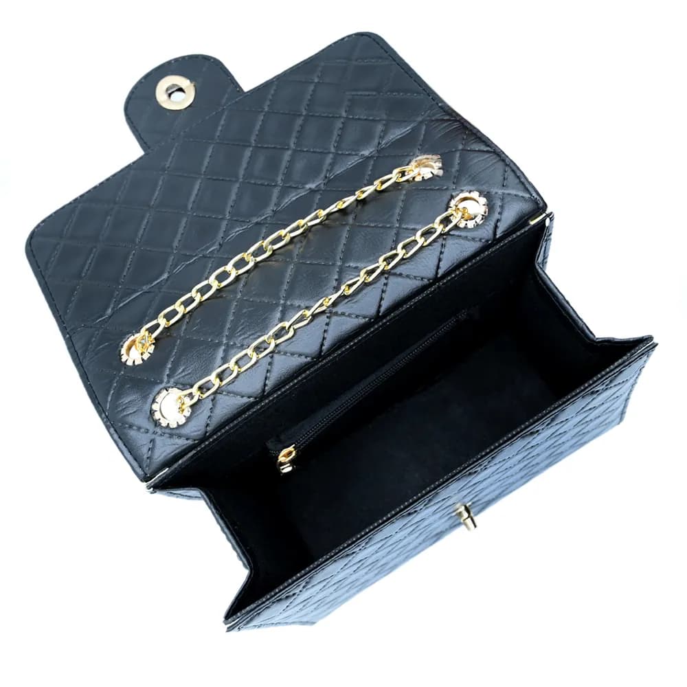 Trendy Chain Stylish Bag Black, view 5
