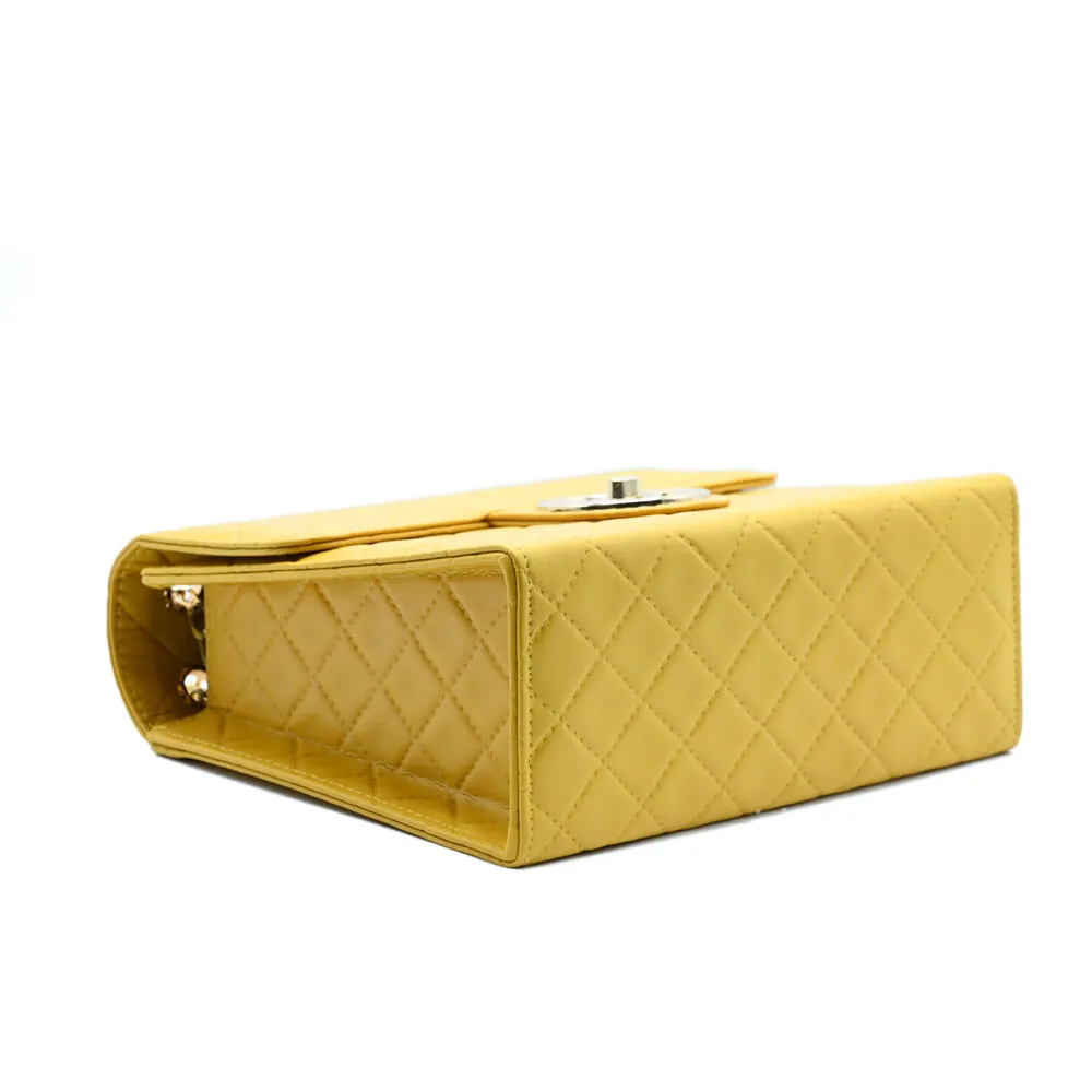 Trendy Chain Stylish Bag Yellow, view 4