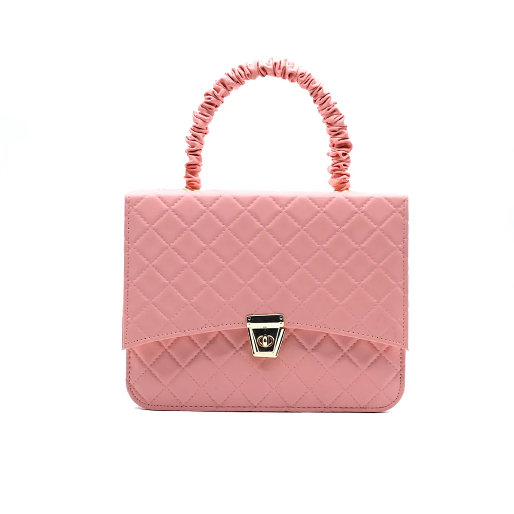 Bella Quilta Tote Bag Pink, view 2