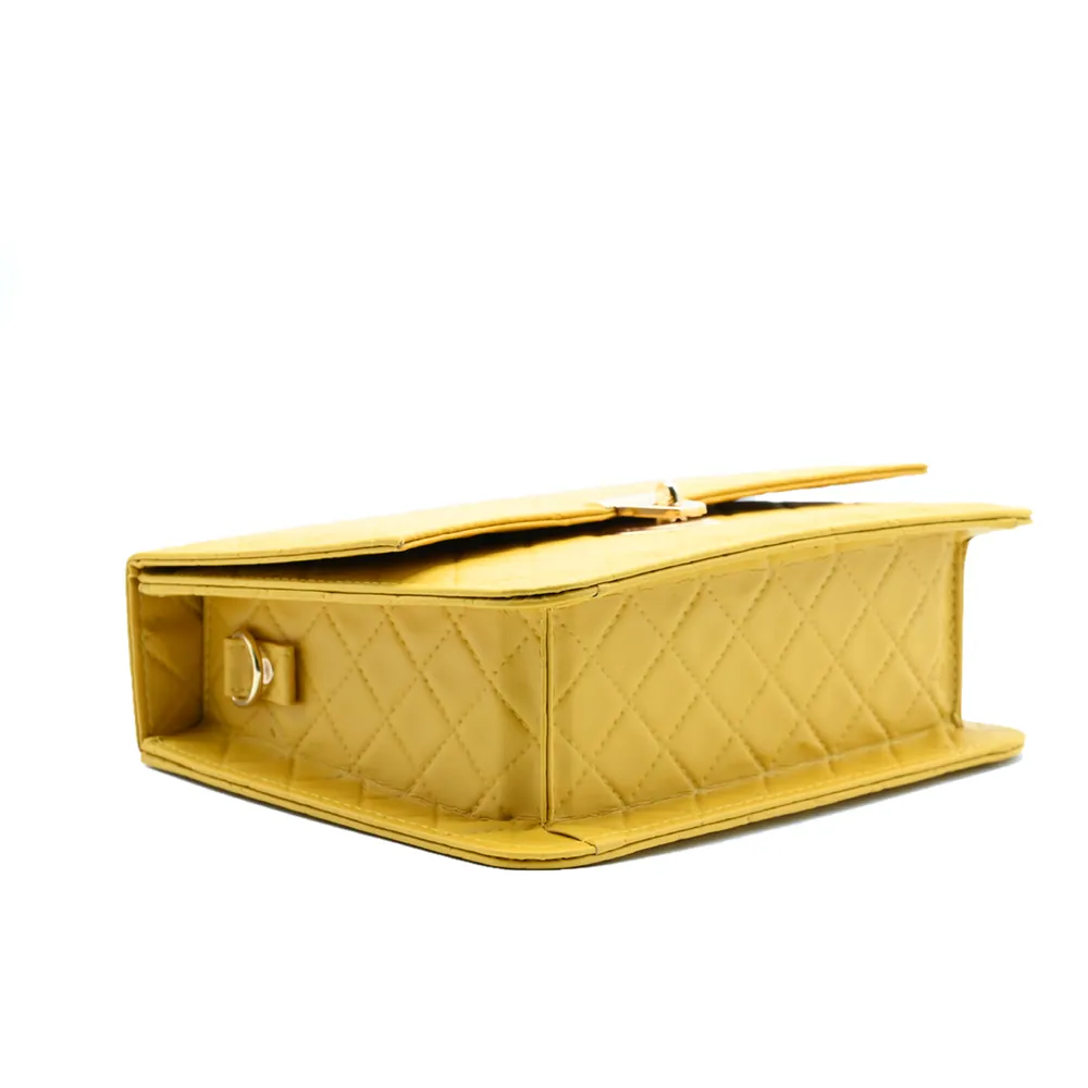 Bella Quilta Tote Bag Yellow, view 5