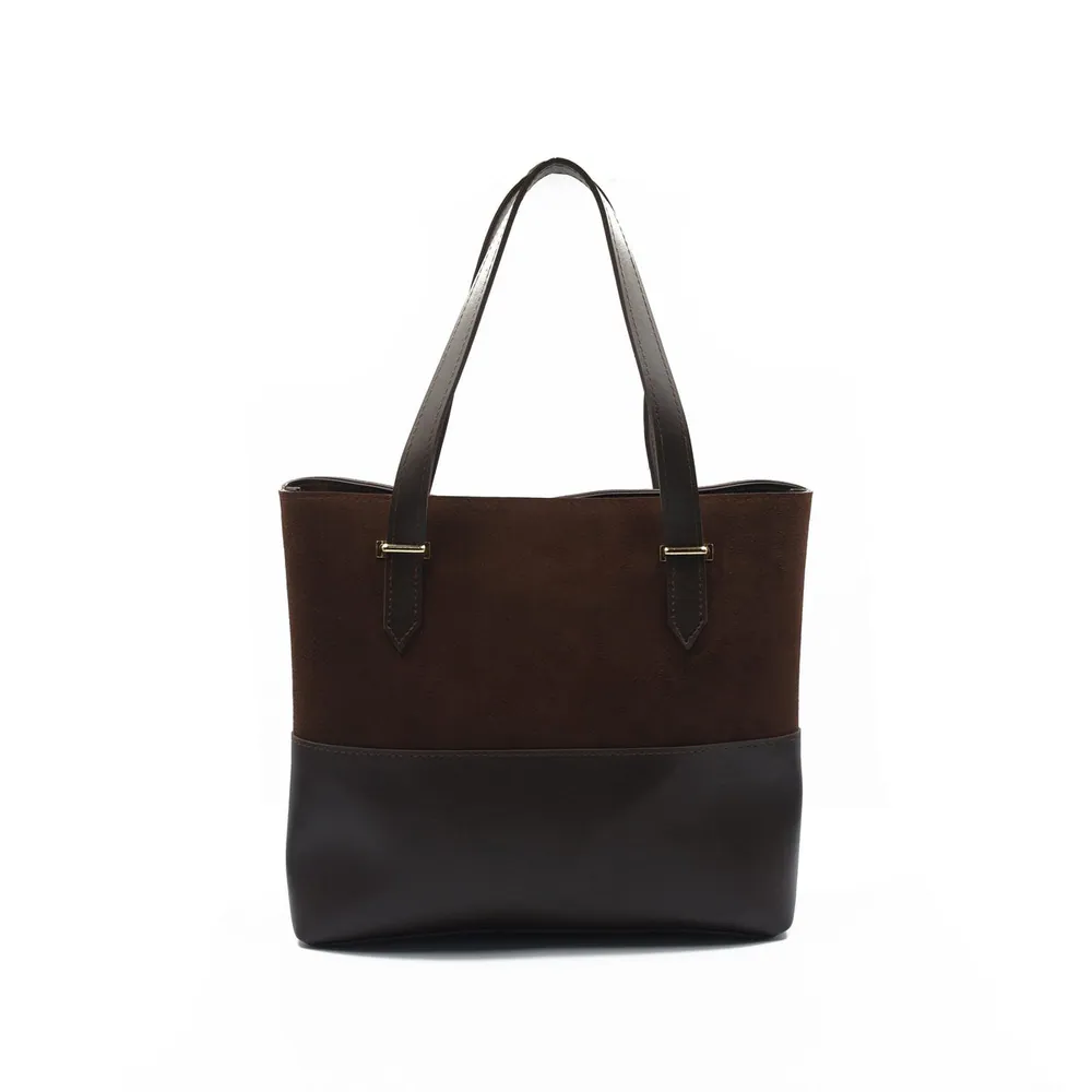 ClassiCarry Tote Bag - Dark Brown, view 2