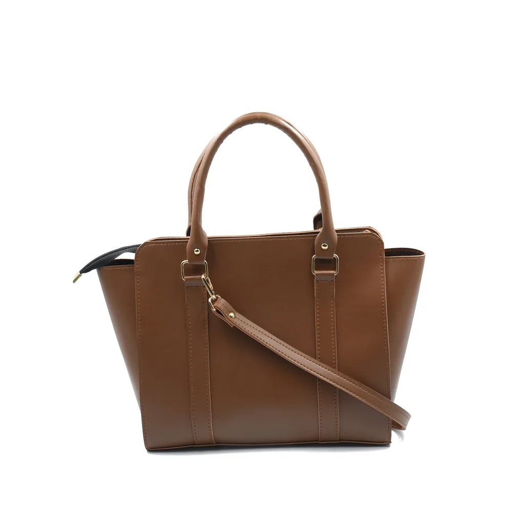 Eclat Tote Bag - Brown, view 2