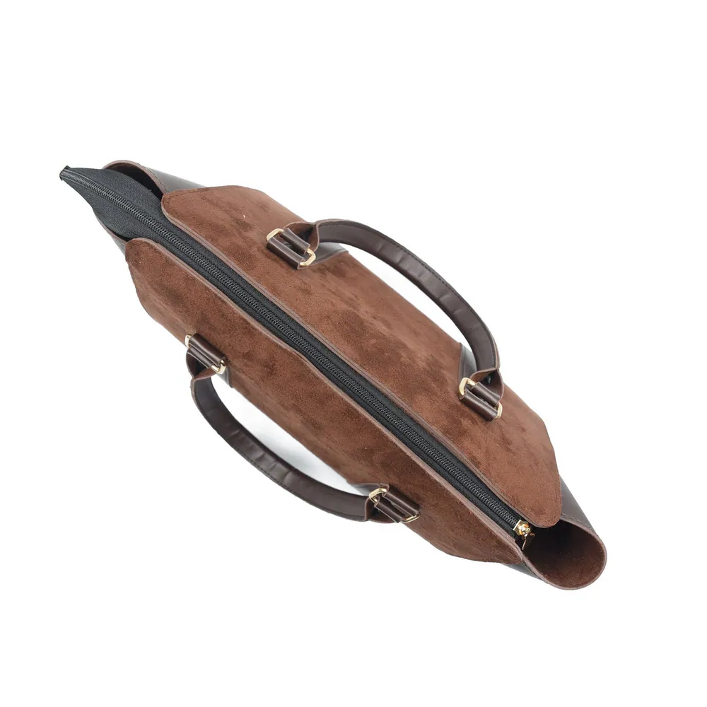Eclat Tote Bag - Dark Brown, view 6