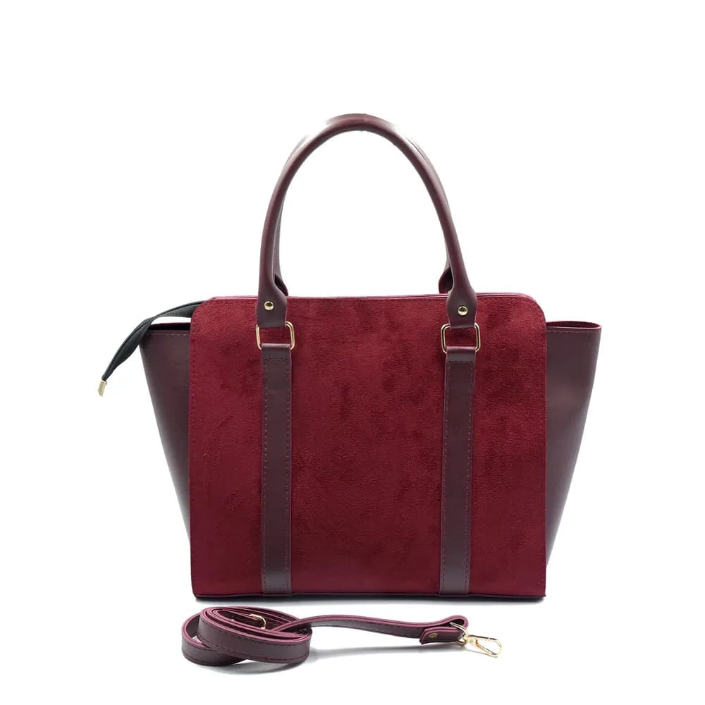 Eclat Tote Bag - Maroon, view 3