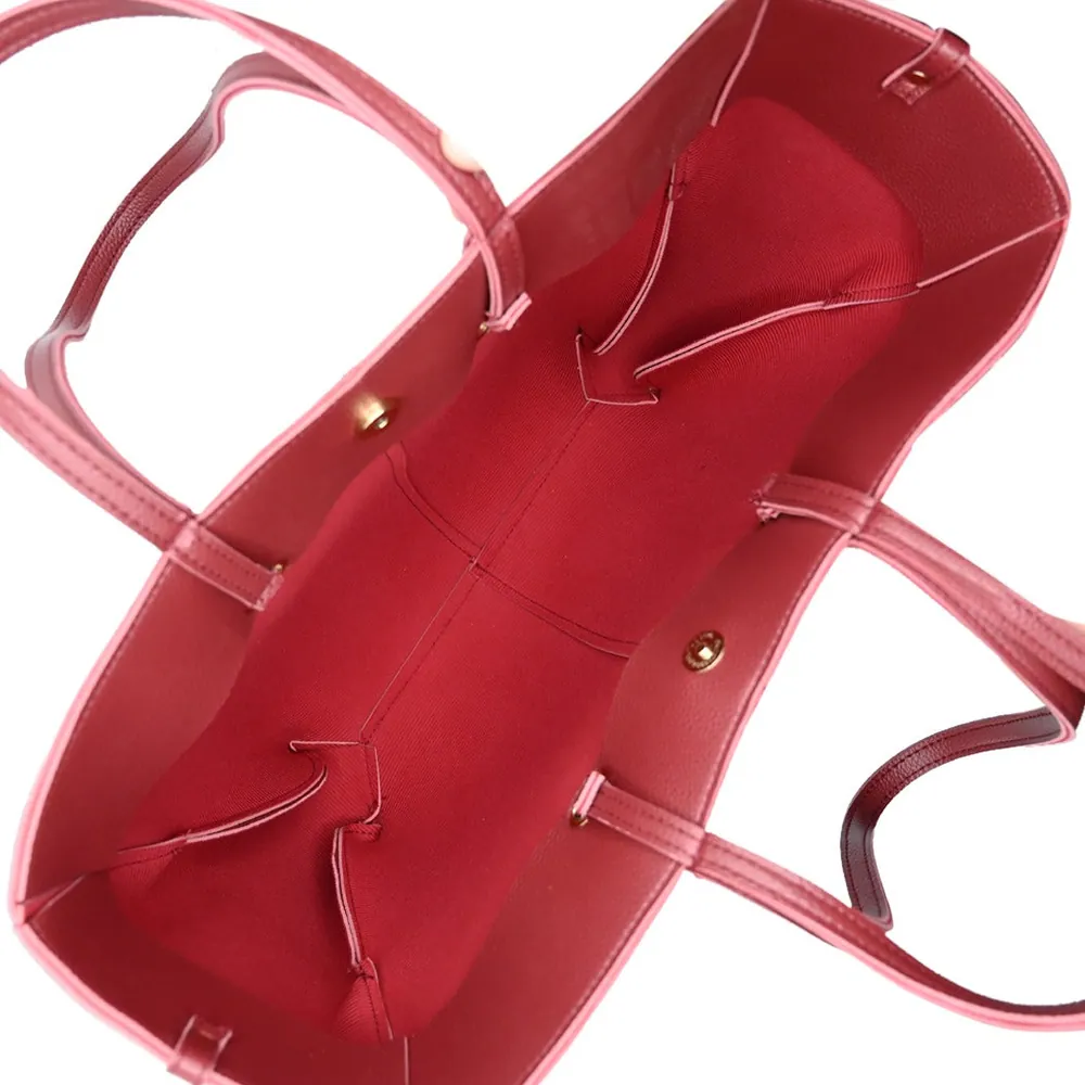 Flexo Tote Bags - Maroon, view 3