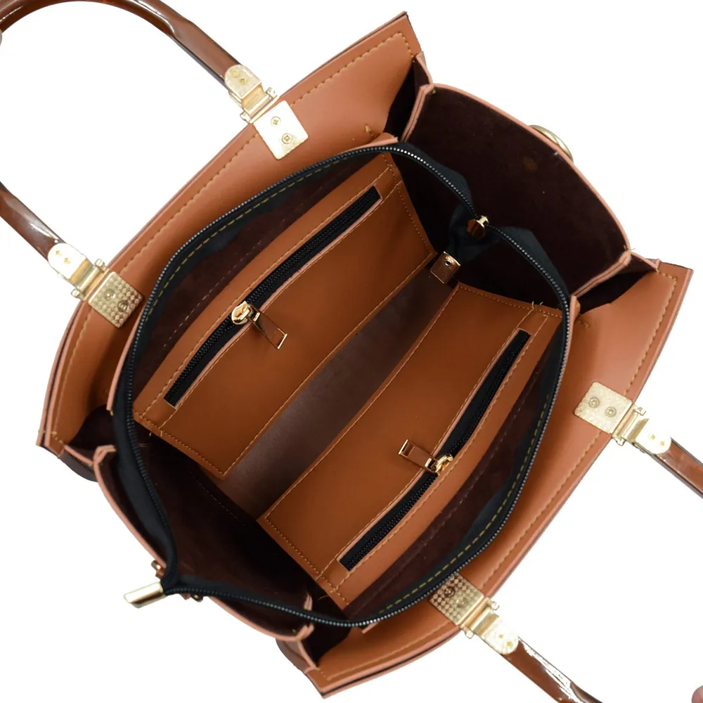 Gracea Tote Bag - Brown, view 6