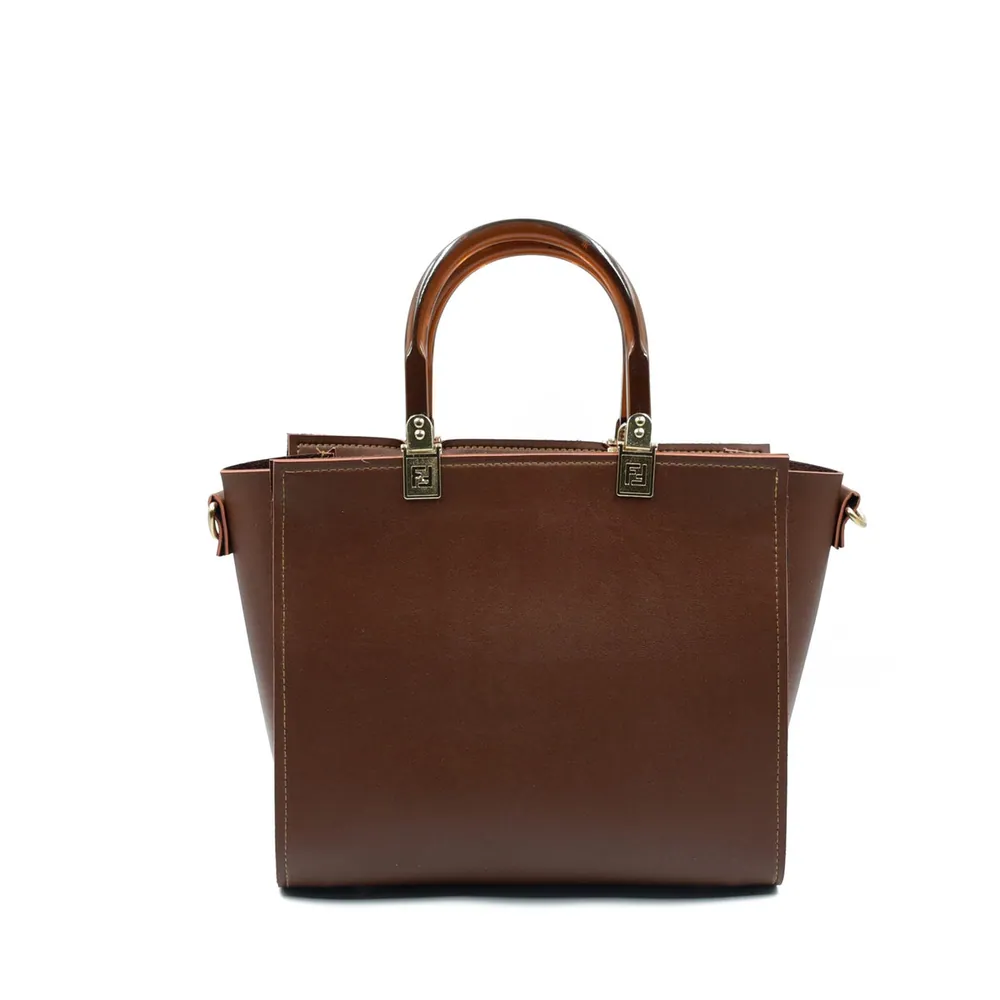 Gracea Tote Bag - Dark Brown, view 3