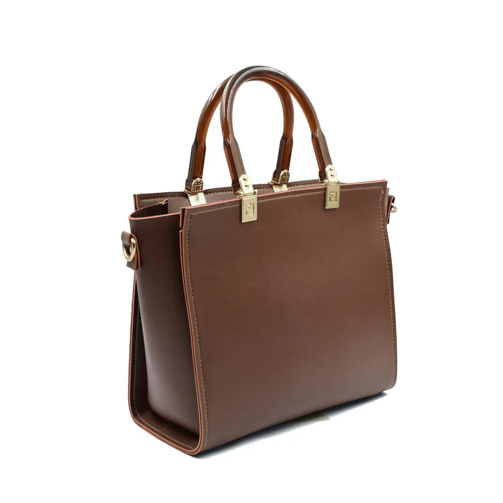 Gracea Tote Bag - Dark Brown, view 4