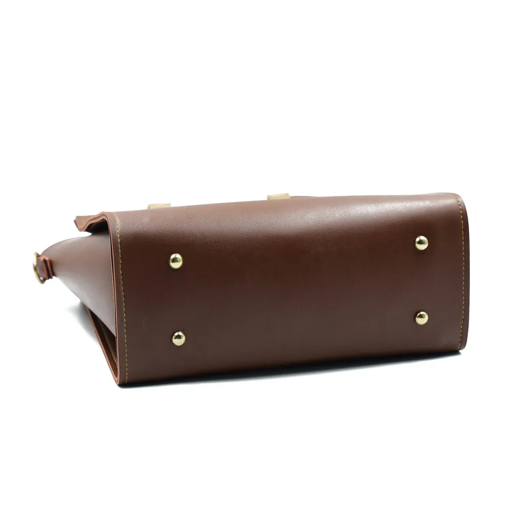 Gracea Tote Bag - Dark Brown, view 5