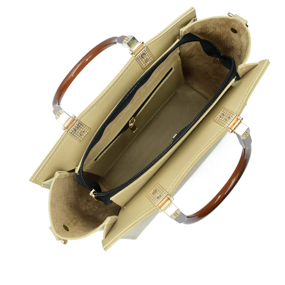 Gracea Tote Bag - Skin Beige, view 5