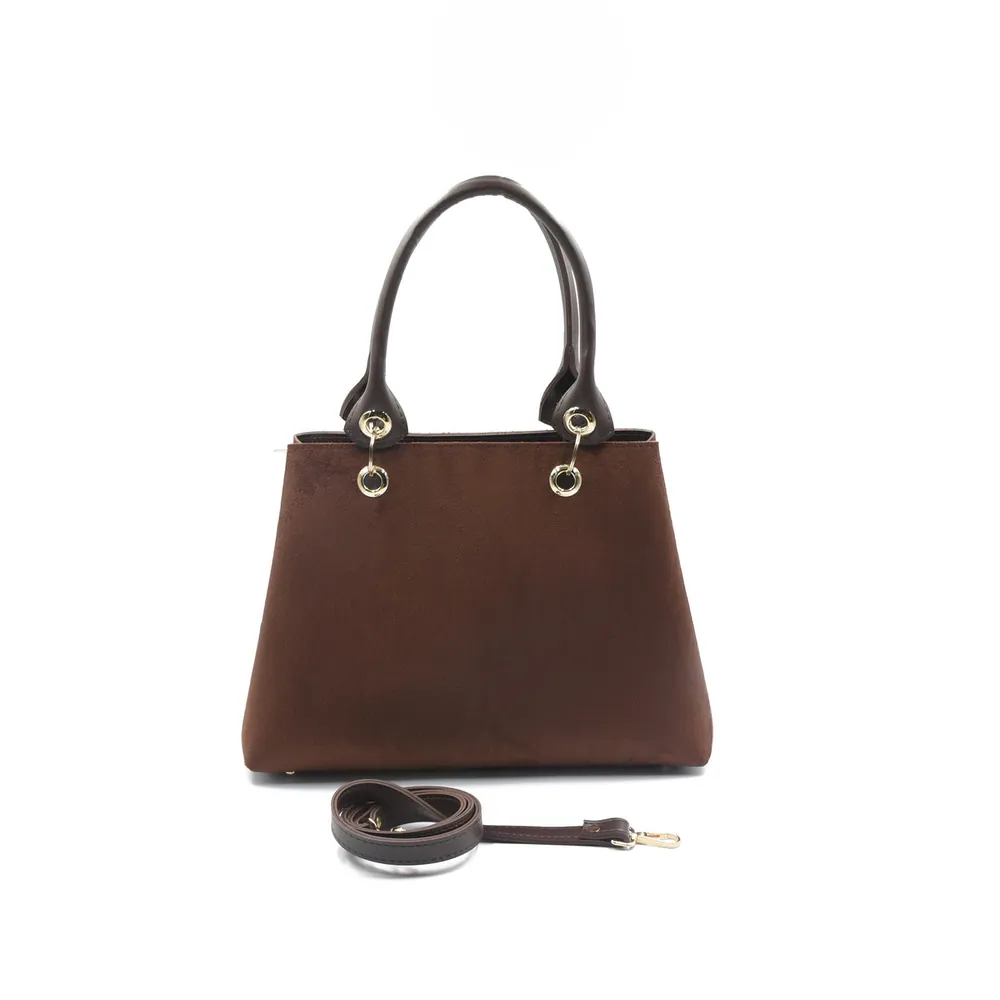 Modish Tote Bag - Dark Brown, view 3