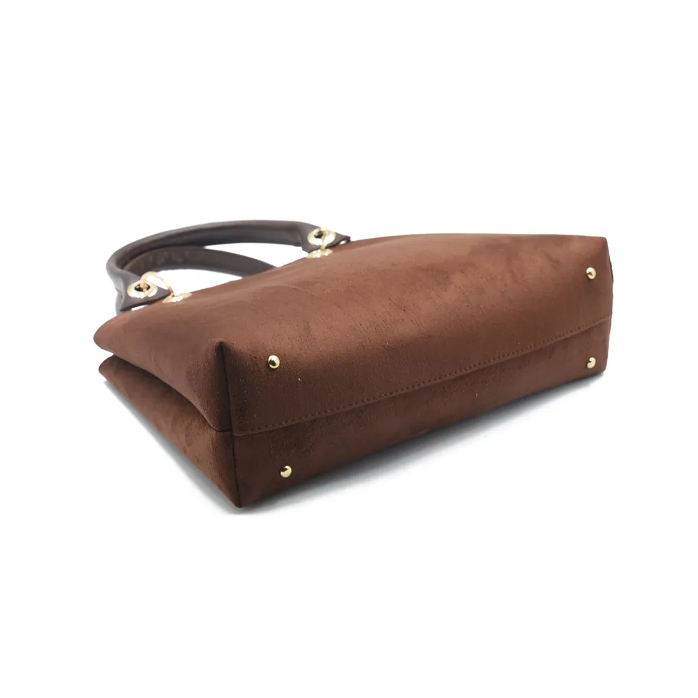 Modish Tote Bag - Dark Brown, view 5