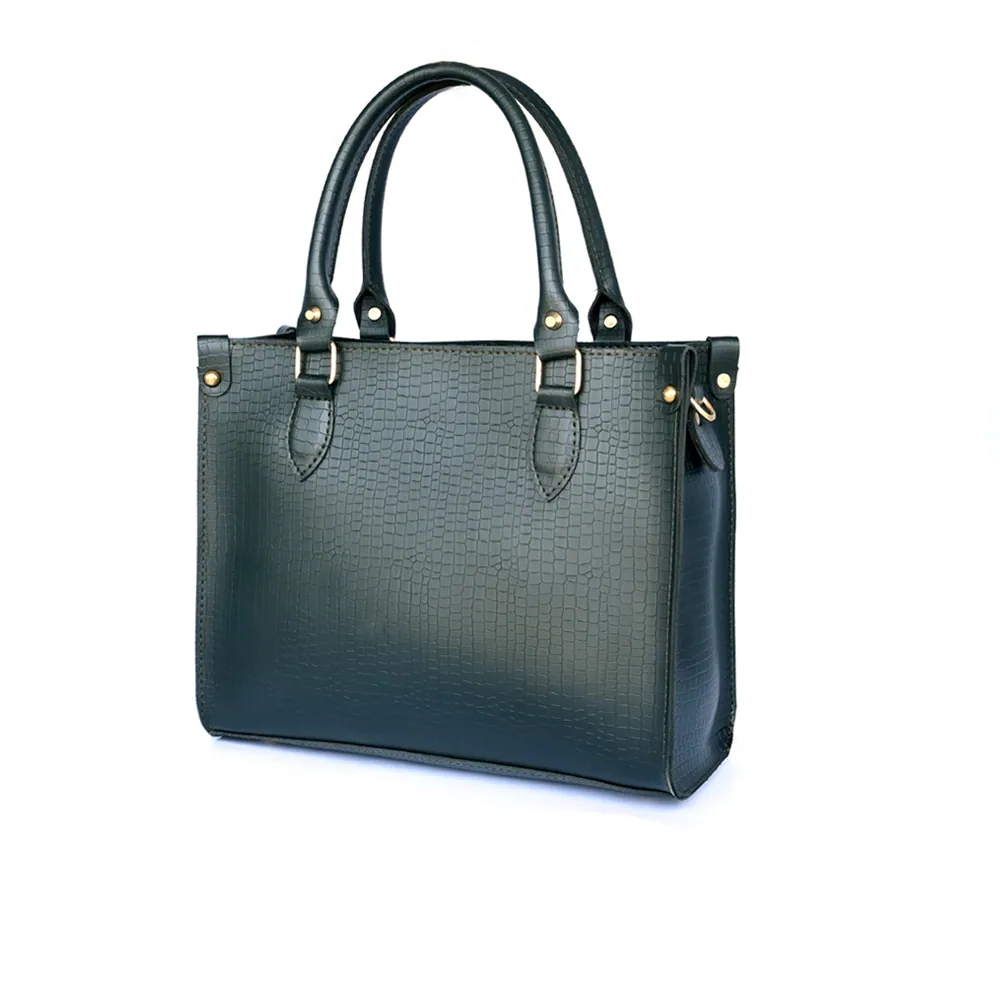 Olive Green Hobo Handbag for Women, view 3