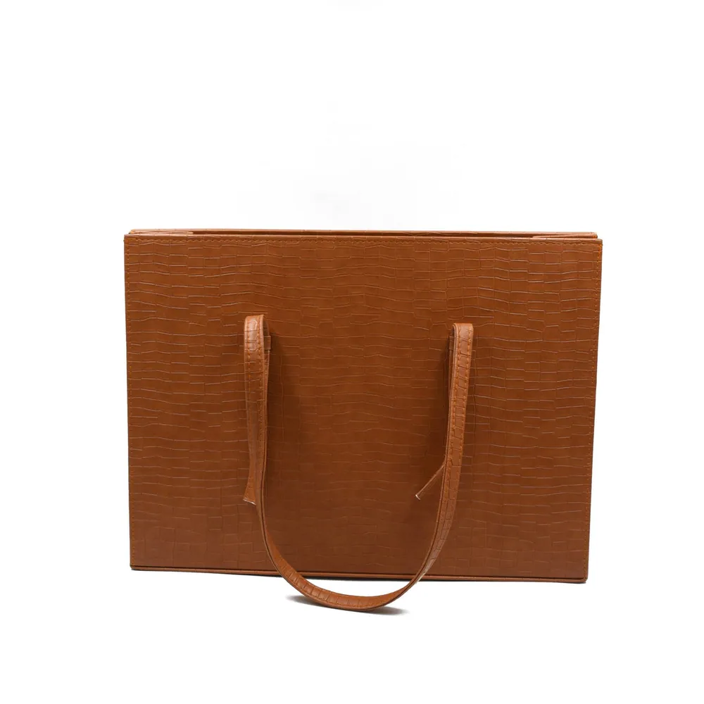 Trendiq Large Capacity Handbag - Brown, view 3