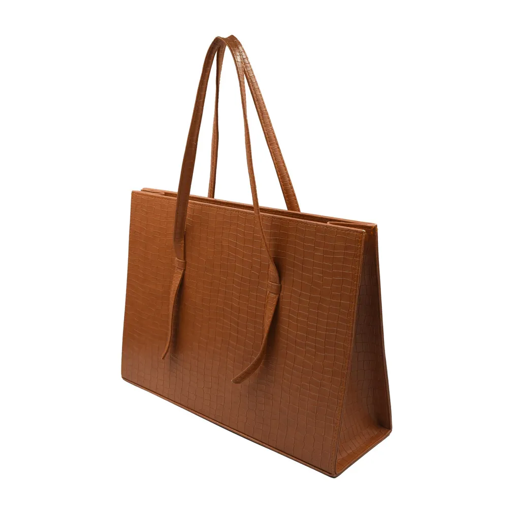 Trendiq Large Capacity Handbag - Brown, view 6