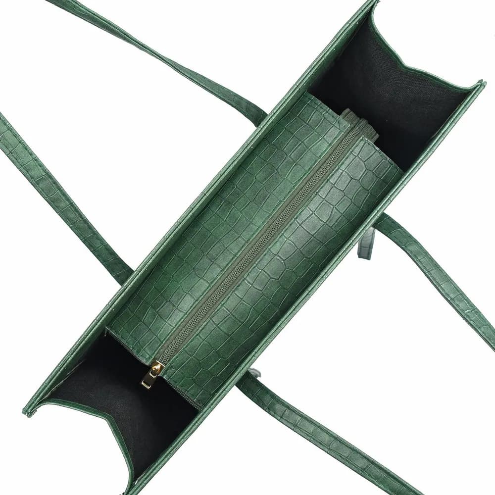 Trendiq Large Capacity Handbag - Green, view 6
