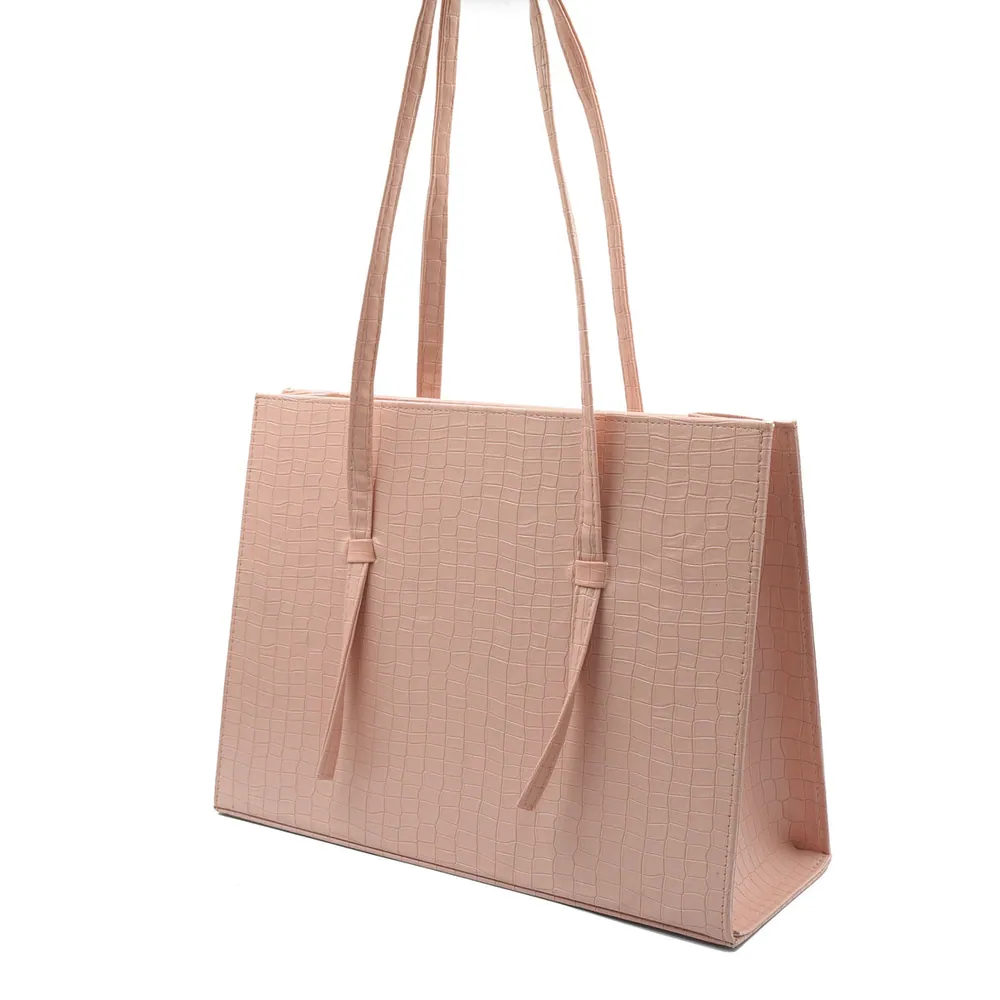 Trendiq Large Capacity Handbag - Peach, view 3