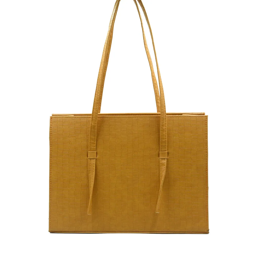 Trendiq Large Capacity Handbag - Yellow, view 2