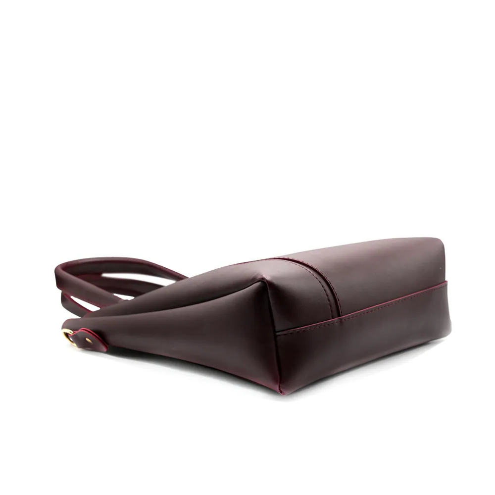 Urban Chic 4-in-1 Tote Bag Set – Burgundy Red, view 4