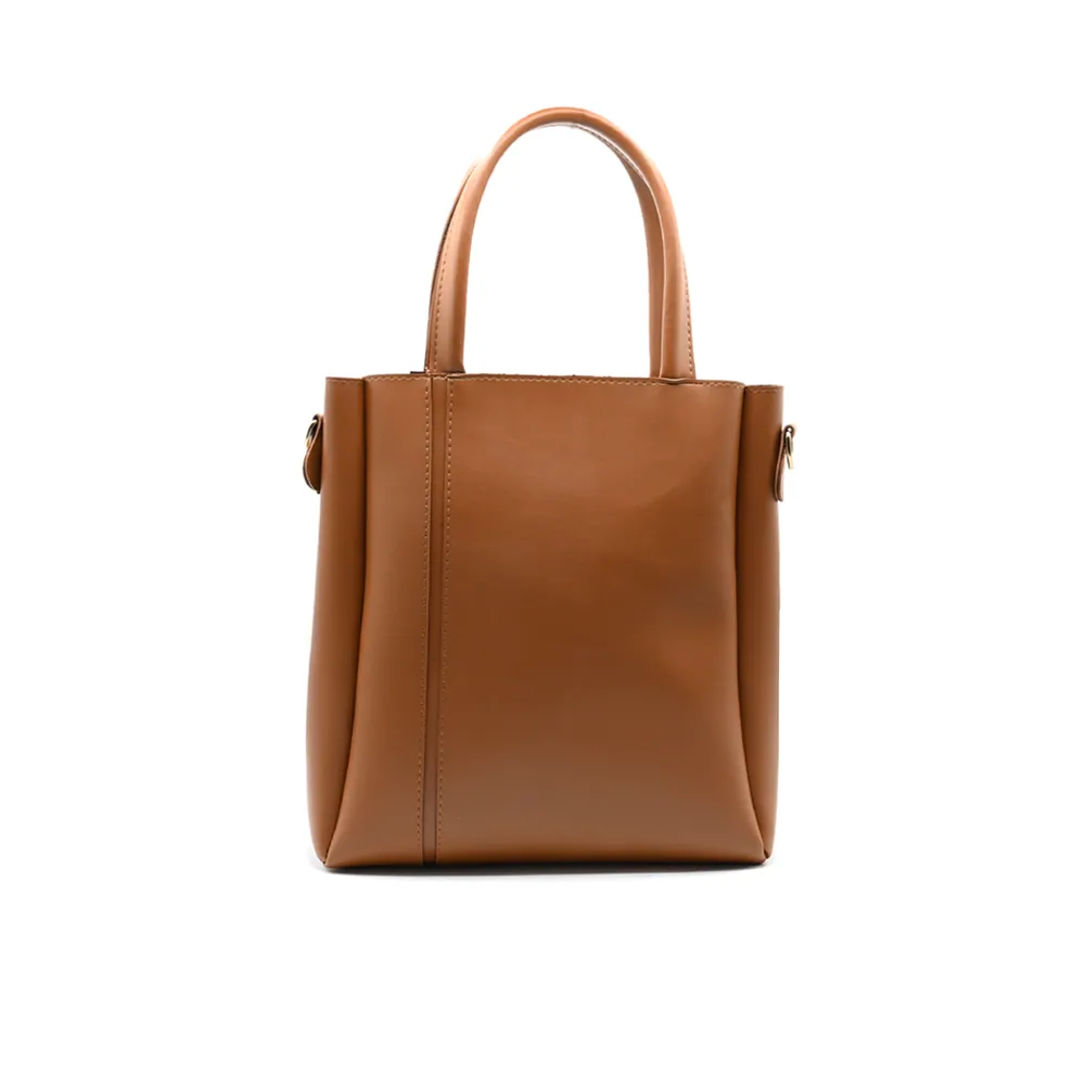 Urban Chic 4-in-1 Tote Bag Set – Caramel Brown, view 3