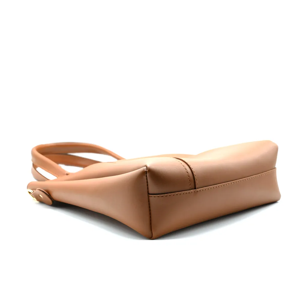 Urban Chic 4-in-1 Tote Bag Set – Caramel Brown, view 4