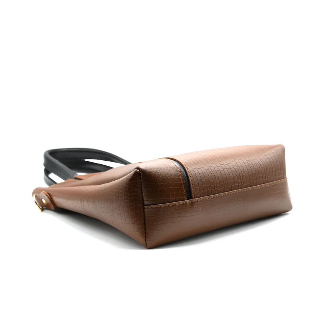 Urban Chic 4-in-1 Tote Bag Set – Espresso Brown, view 4