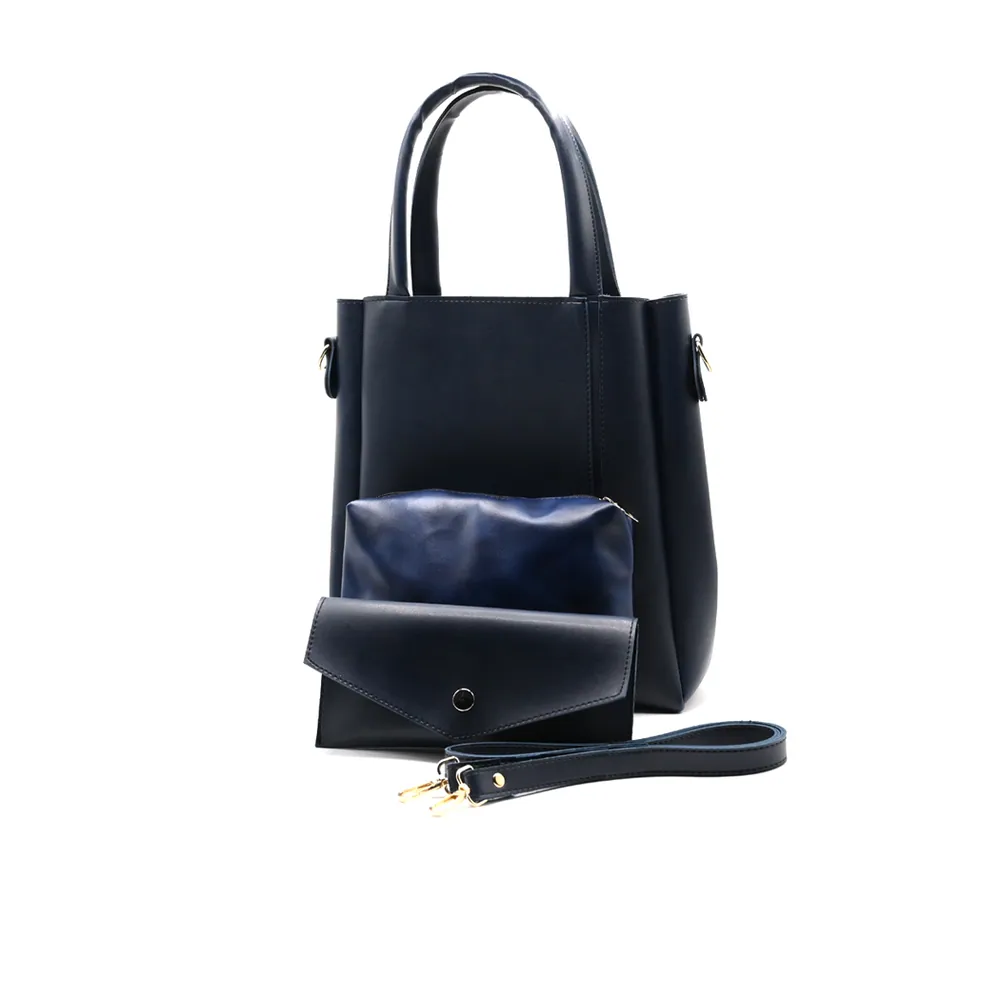 Urban Chic 4-in-1 Tote Bag Set – Navy Blue, view 2